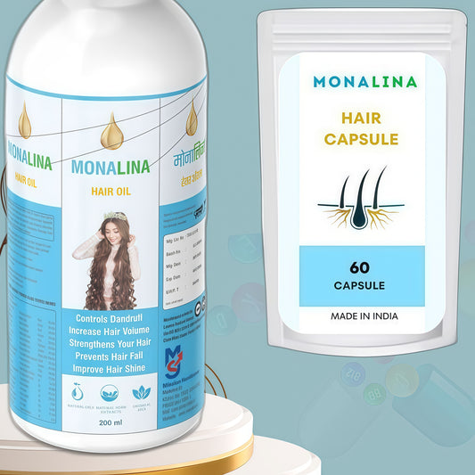 MONALINA  Hair Oil & Capsule For Men and Women
