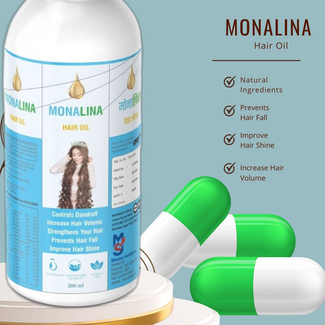 MONALINA  Hair Oil & Capsule For Men and Women